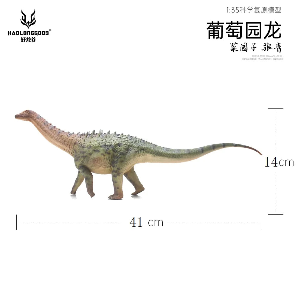 1:35 HAOLONGGOOD Model Ampelosaurus Dinosaur Toy Ancient Prehistroy
