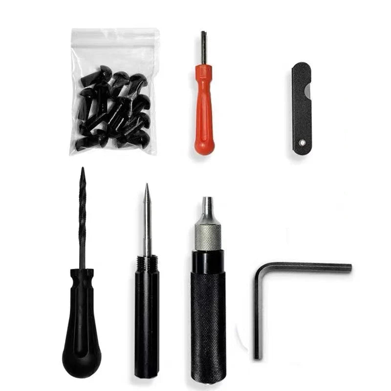 New Car Motorcycle Tire Repair Plug Tool Set