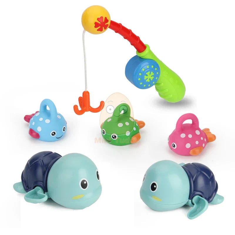 Baby Bath Toys Finding Fish Kids Float Spray