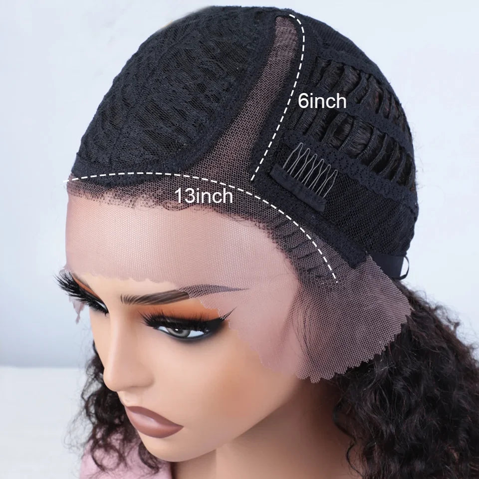 180D 18inch Body Wave Human Hair Wigs Natural