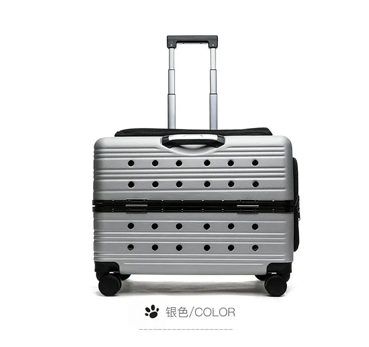 Pet Trolley Bag Case Carrier for Cats Expands
