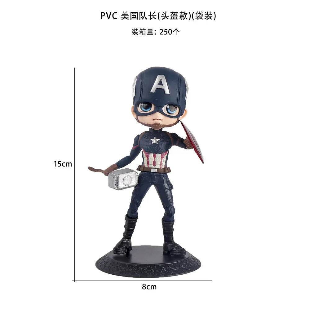 Hot Toys Cartoon Q-version Big Head Avengers Justice