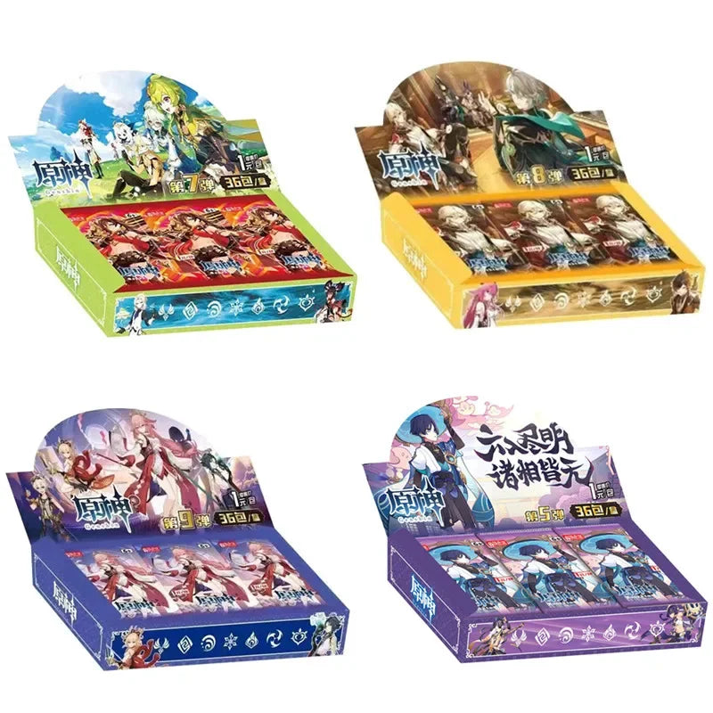 Game Anime Genshin Impact Rare Collectible Card Toy