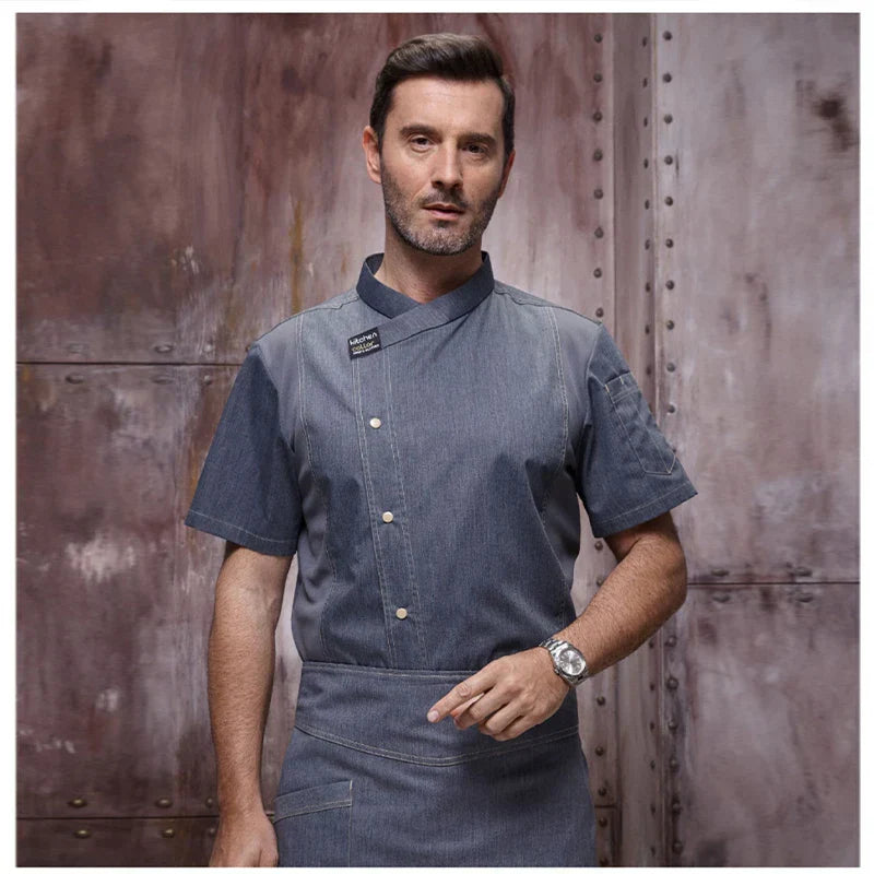 Men Women Kitchen Work Uniform Adult Unisex Chef