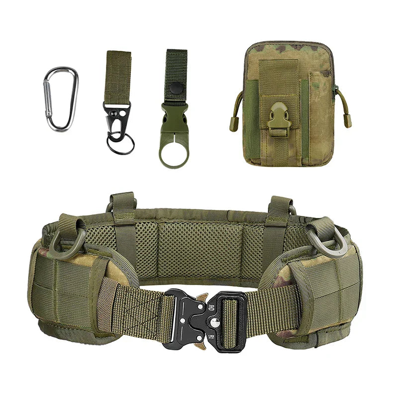 Men's Waist Belt Set Military Outdoor Hunting Tactical