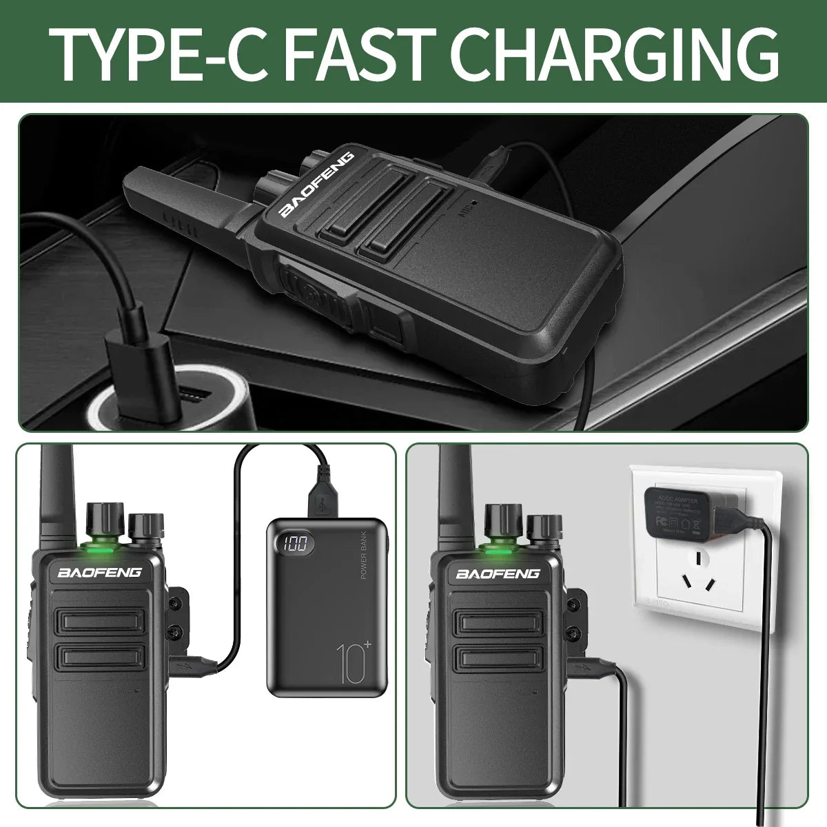 2/4 PCS Baofeng AR-12 Mini Walkie Talkie Wireless