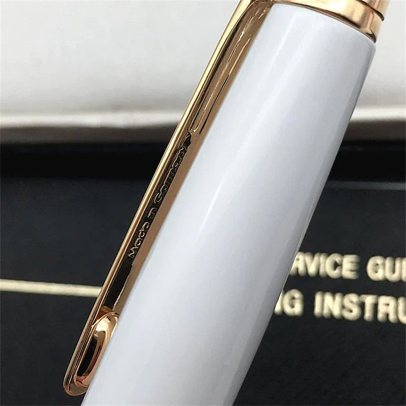 Luxury Msk-163 White Metal Ballpoint Pen Rollerball Pen