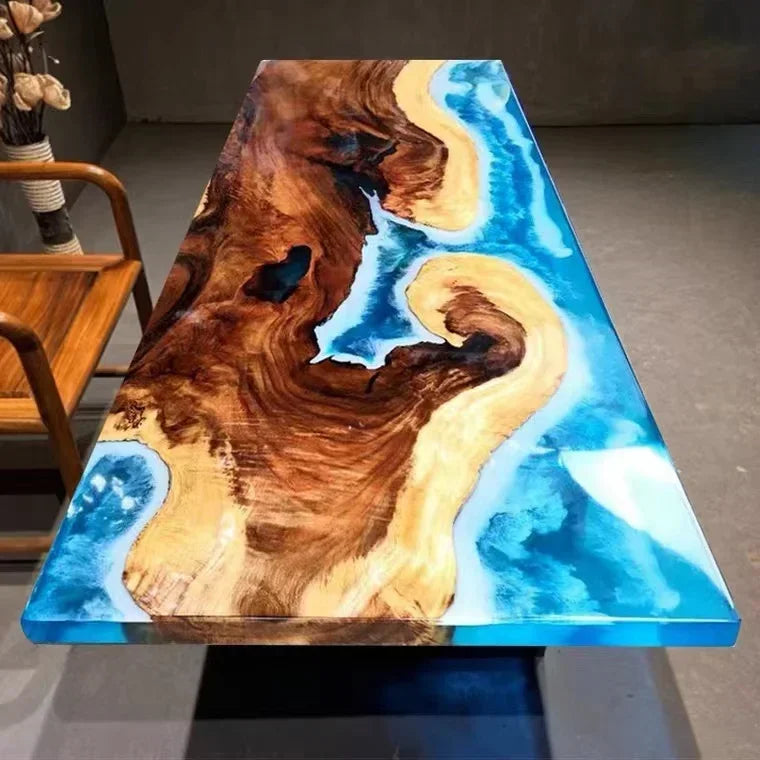 New Irregular Luxury Modern Blue River Lake Sea