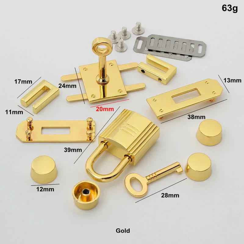 New Rectangle Eyelets Hanger Metal Lock for Bag