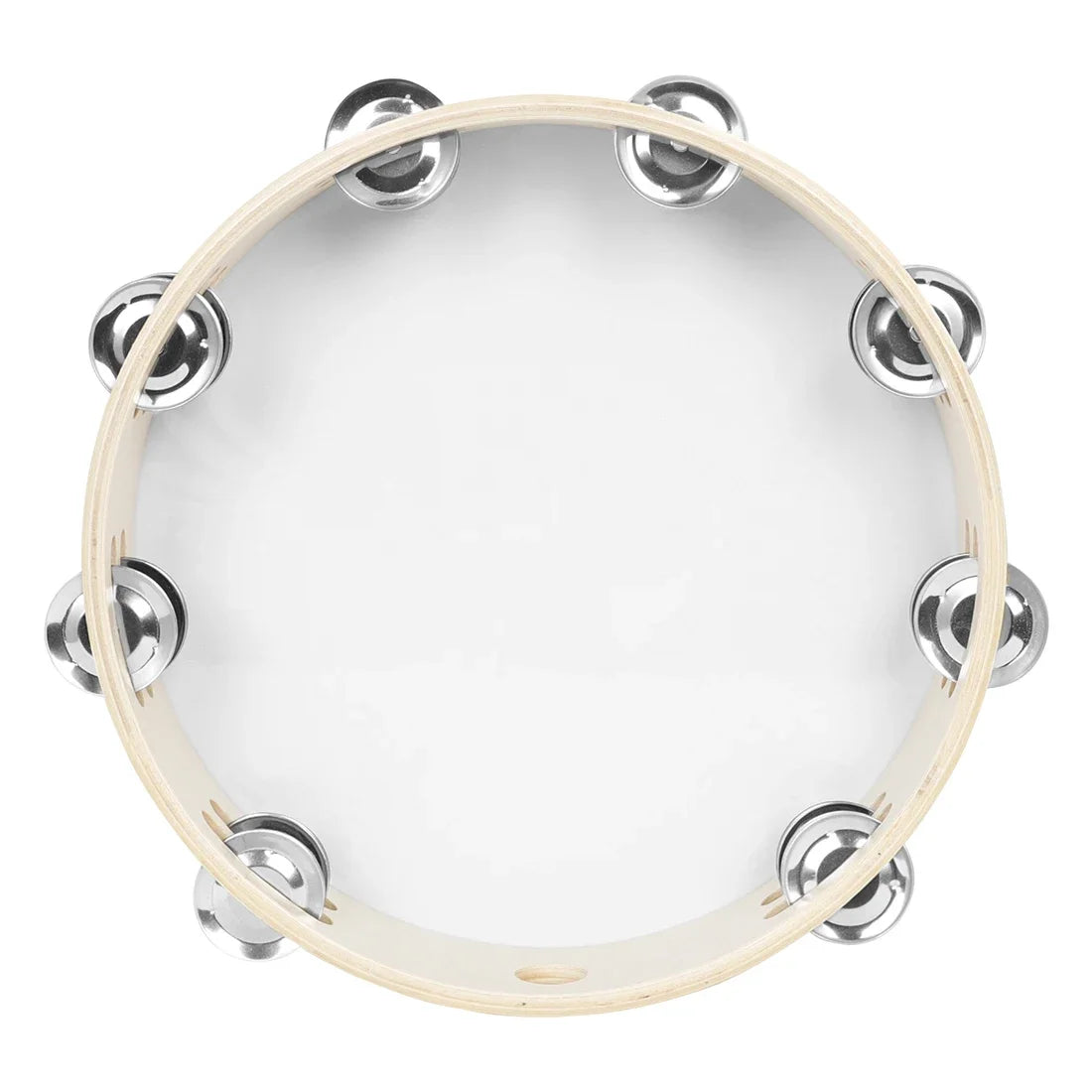 SLADE 10 Inch Professional Tambourine Sheepskin Hand Drums
