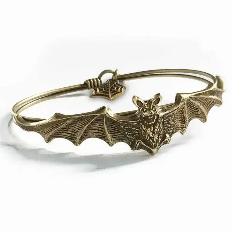 Gothic Halloween Bat Bracelet Male Retro Creative Personalized