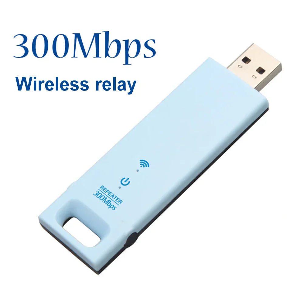 300Mbps USB WiFi Repeater 2.4G 802.11n Wireless Signal