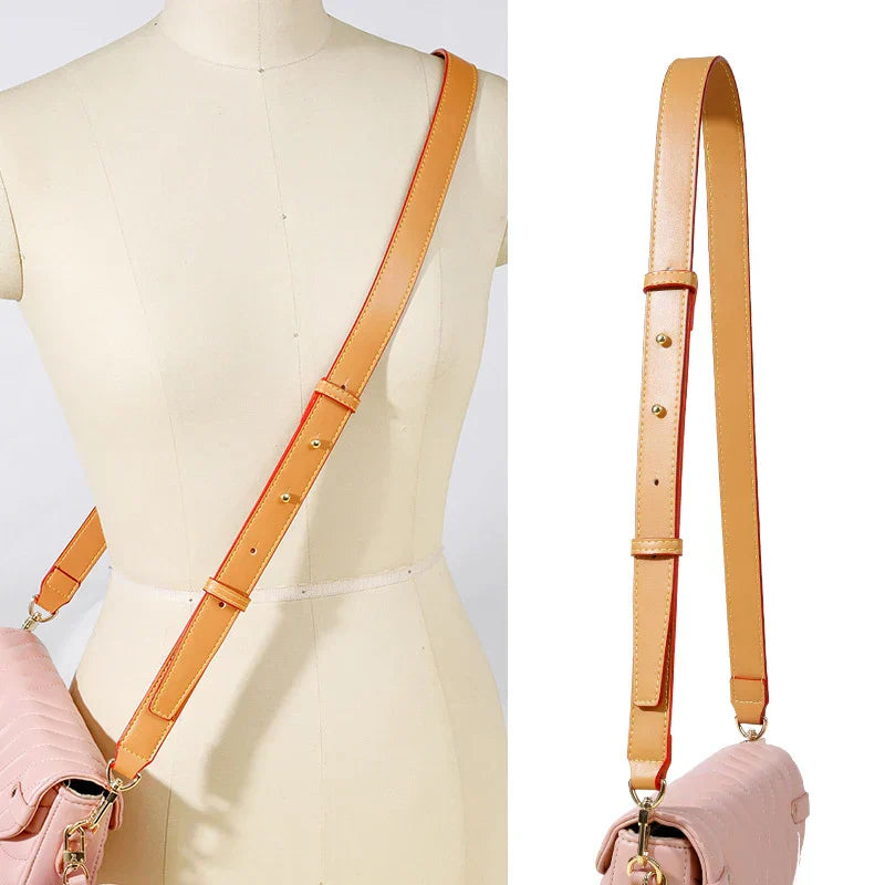 100 Genuine Leather 105CM Bag Strap for LV