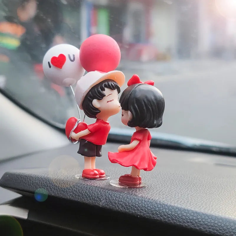 Anime Couples For Car Ornament Model Cute Kiss