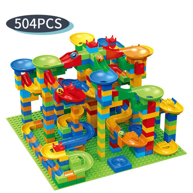 Marble Race Run Blocks Small Size Construction Building