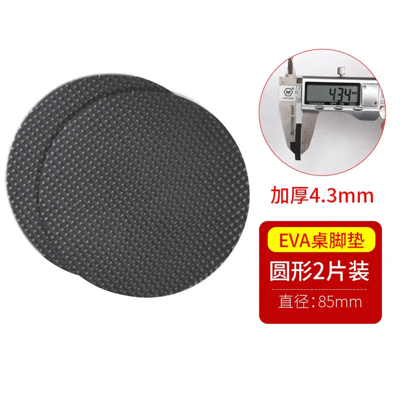 Round Square Furniture Stool Silent Wear-resistant Non-slip Rubber
