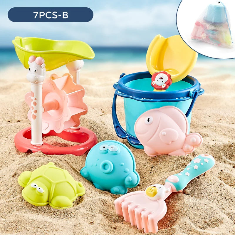 Kids Beach Toys Summer Water Play Sand Bucket