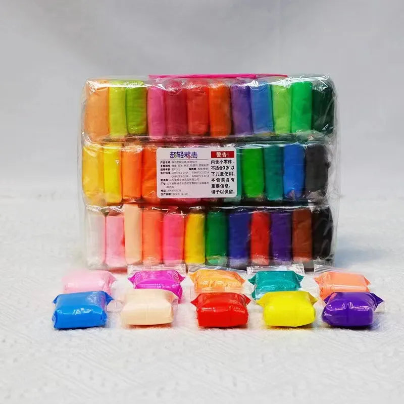 36 Colors Air Dry Plasticine Modeling Clay for
