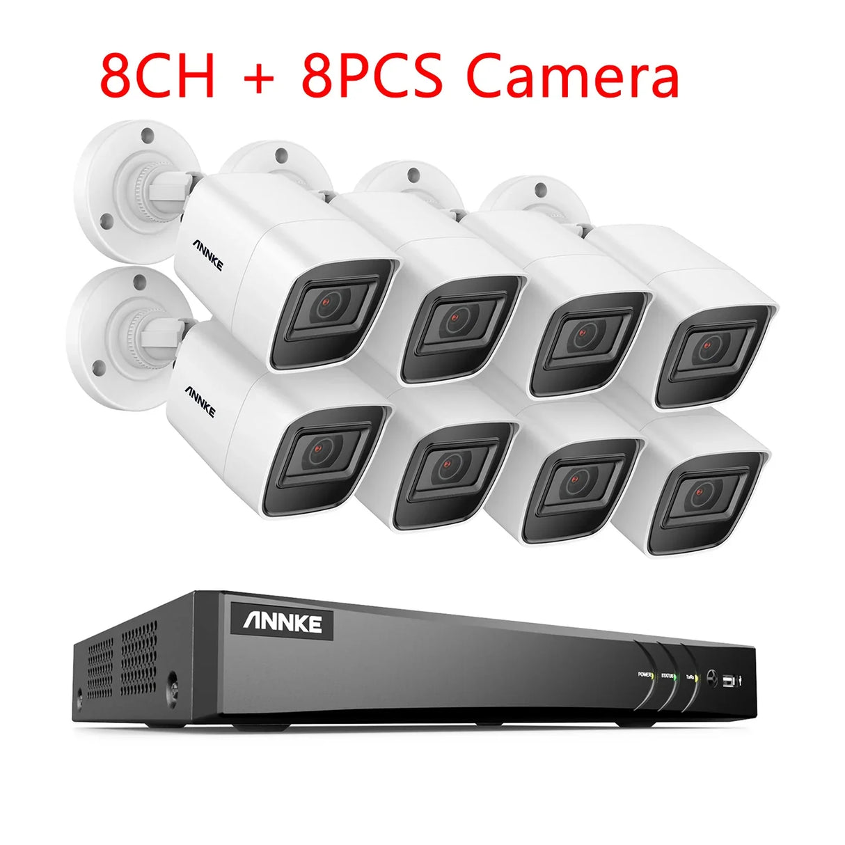 ANNKE 16CH 8MP POE NVR Kit Security Camera