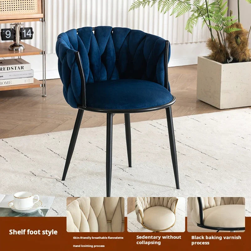 Living room velvet Armchair Fashion Design coffee chair