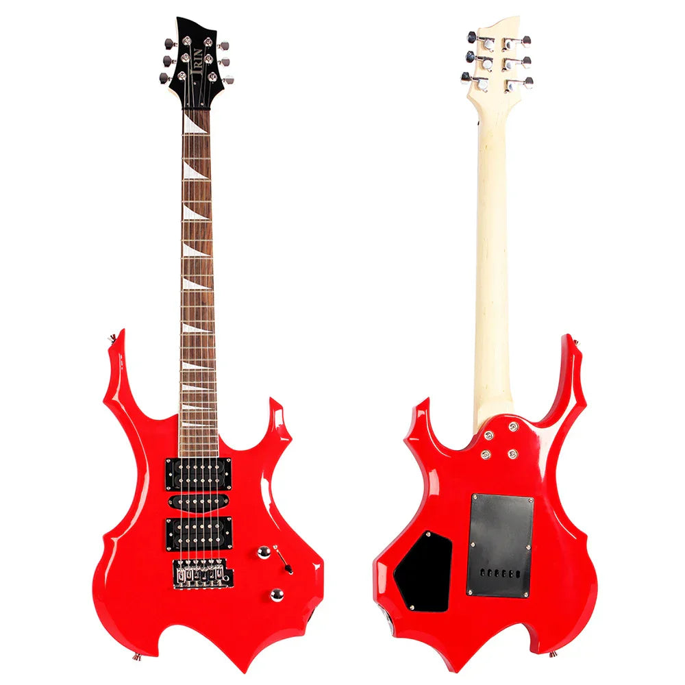 IRIN 24 Frets Electric Guitar Maple Neck Flame