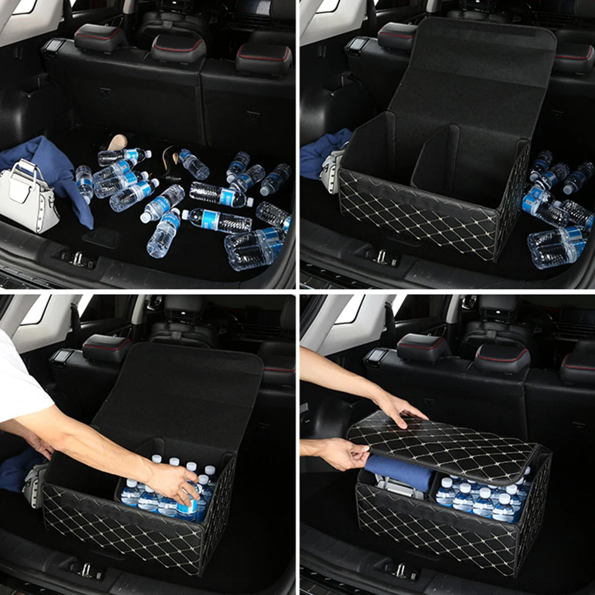Auto Trunk Storage Boxes Multi-Size Car Trunk Organizer