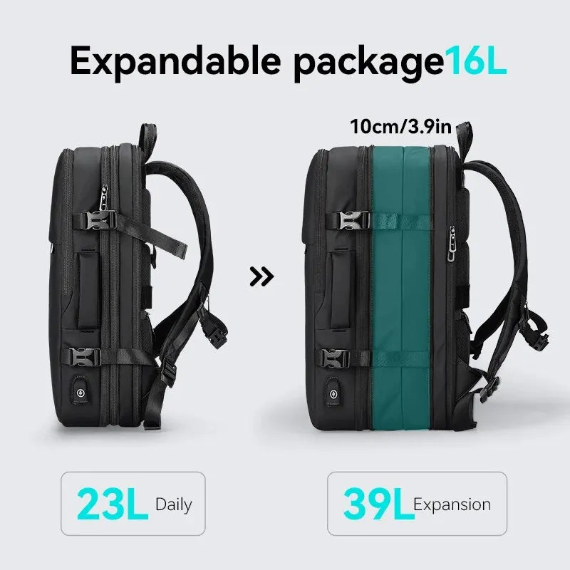 MARK RYDEN Large Travel Backpack Men Multifunctional 39L