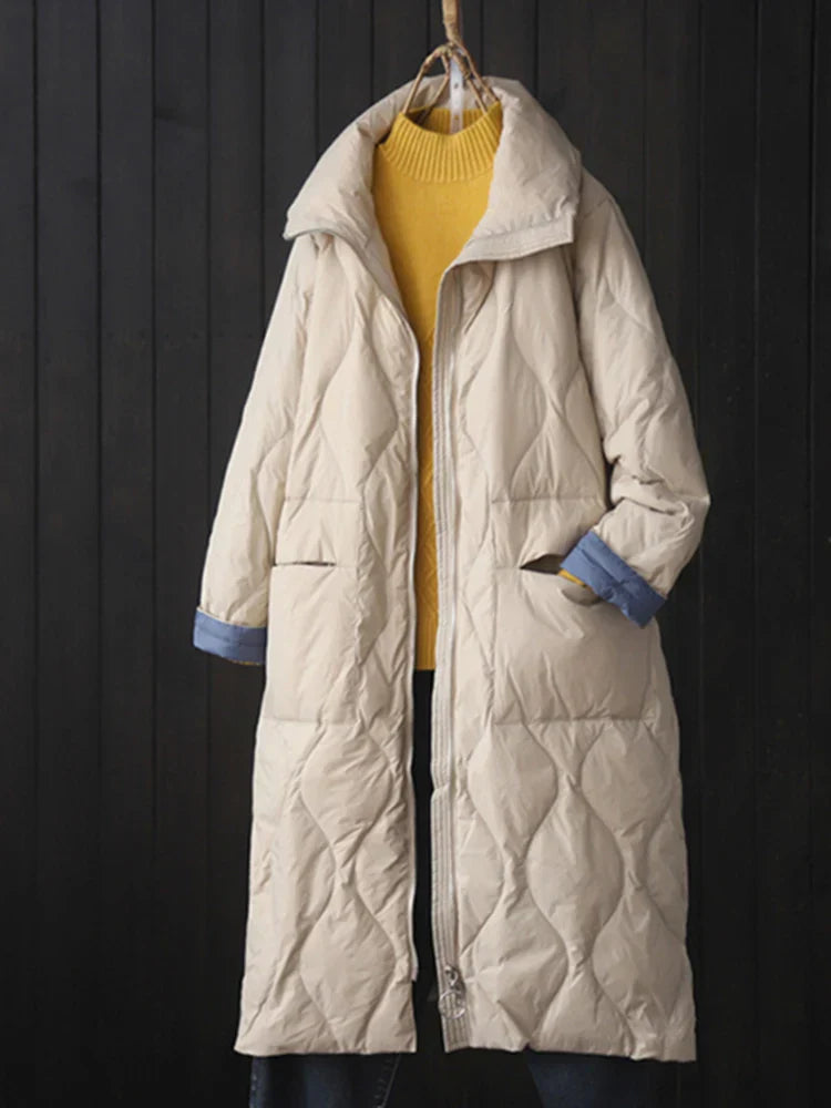 SEDUTMO Winter Fashion Long Duck Down Jackets Women