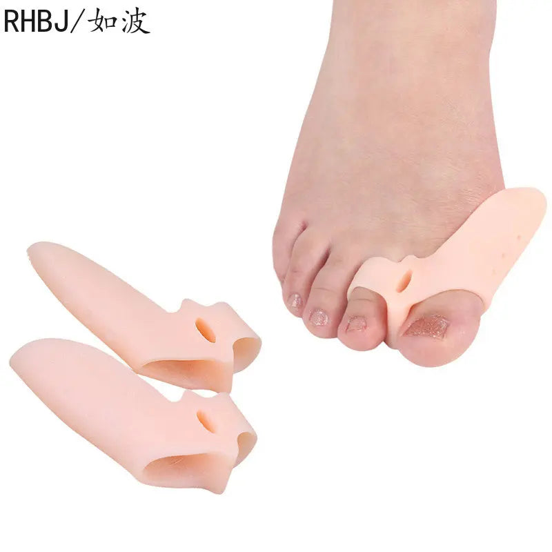 2Pcs Silicone Gel Thumb Corrector Bunion Foot Toe