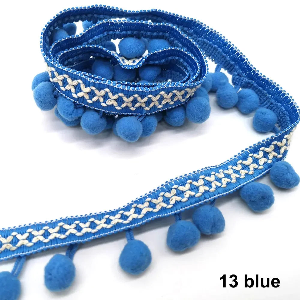 10yards Pom Pom Trim Lace Fabric Sewing Accessories