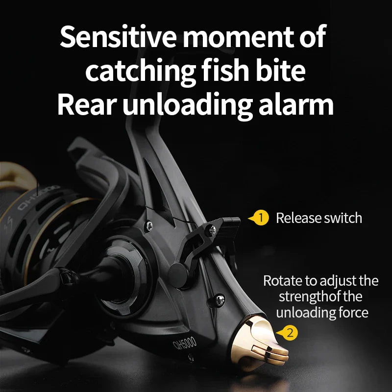 KANGLUO Carp Fishing Reel Spinning Reel QH4000-6000 Strong