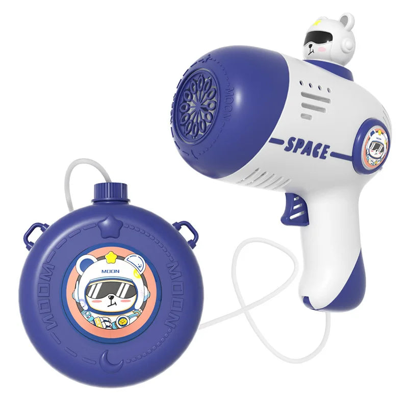 Bubble Gun Kids Toys Rocket 69 Holes Soap