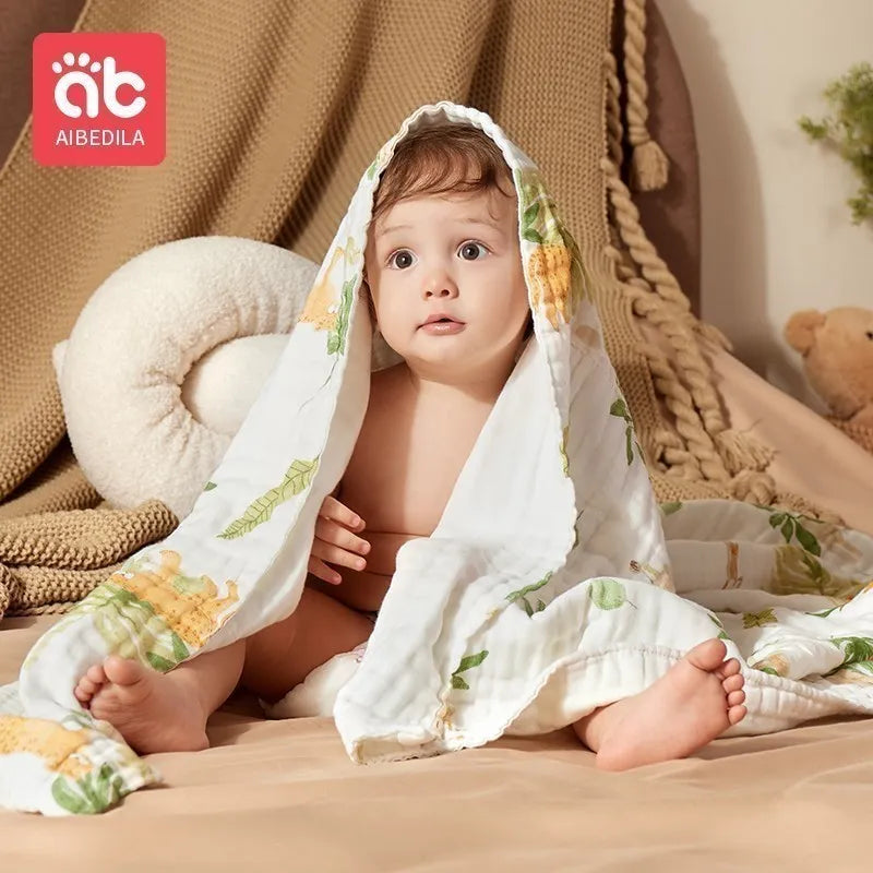 AIBEDILA Baby Towel for Babies Muslin Towels New