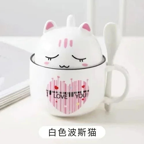 Cartoon Animal Ceramic Coffee Cup Creative Ke Jiquan