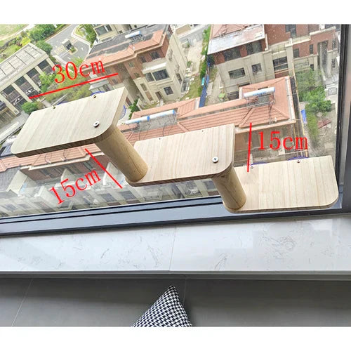 Wall Shelves for Large Cats, Tall Tower, Trees