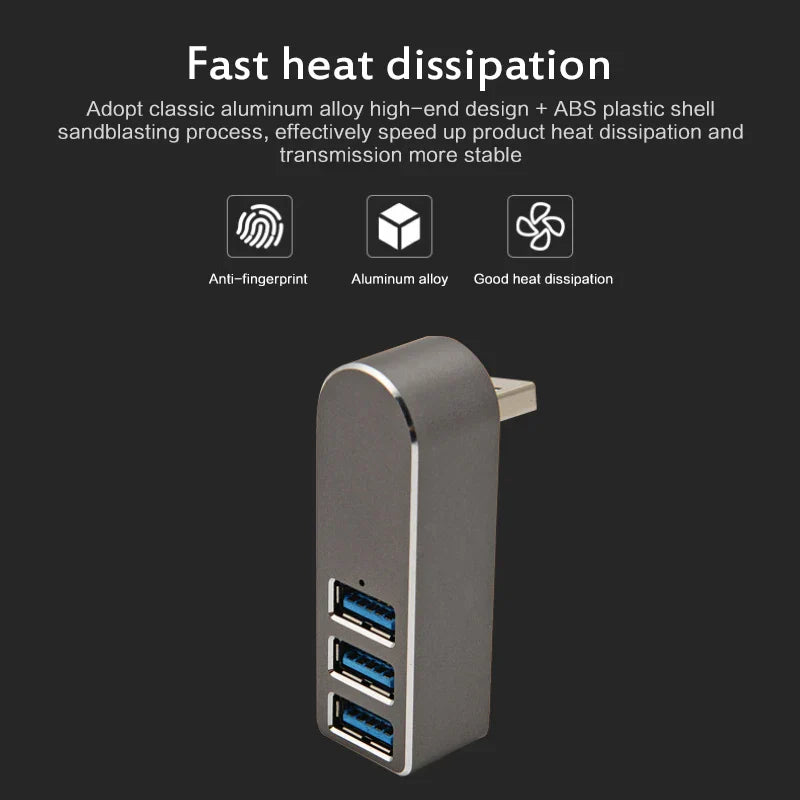 in 1 USB 3.0 Hub USB Splitter For