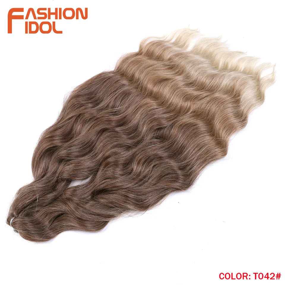 FASHION IDOL Lena Hair Synthetic Deep Wave Braiding