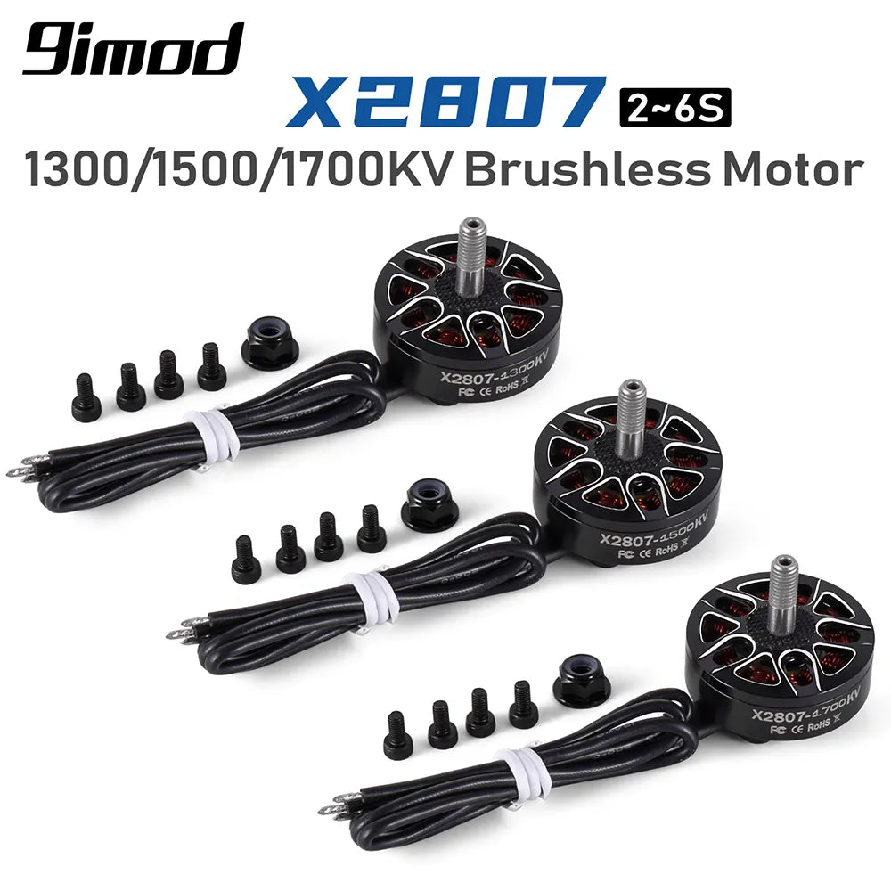9IMOD Brushless Motor X2807 900KV-1700KV for FPV Drone