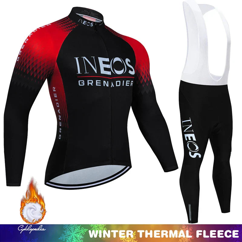 Winter Thermal Fleece Cycling Clothing Mtb Man Laser
