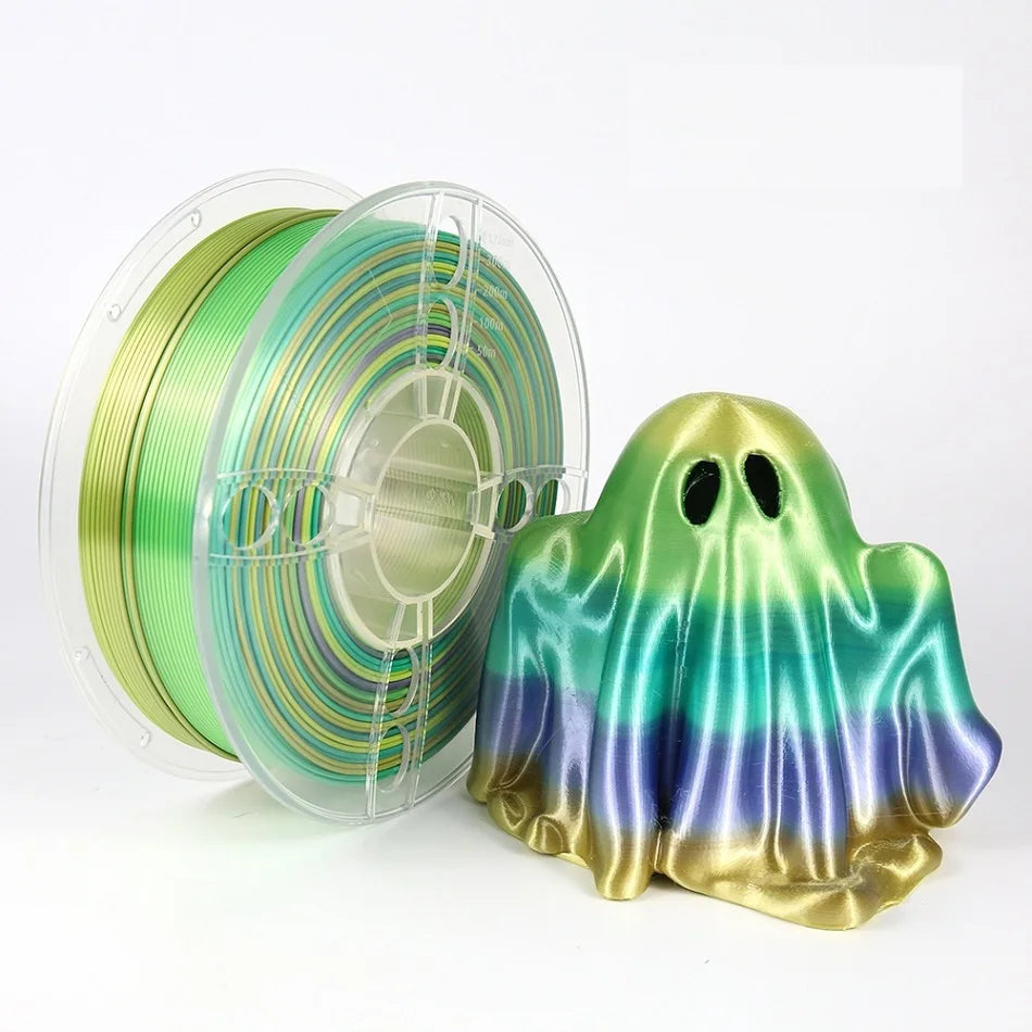 Silk PLA Rainbow Filament 1.75mm 3d Printer Filaments