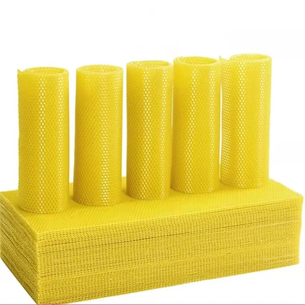 30pcs Honeycomb Wax Frames Beehive Base Sheets Beekeeping
