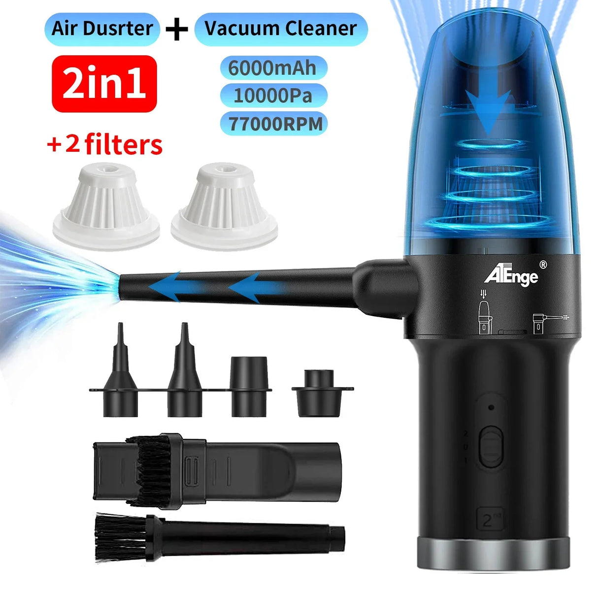 Powerful Air Blower for Computer Cordless Air Duster