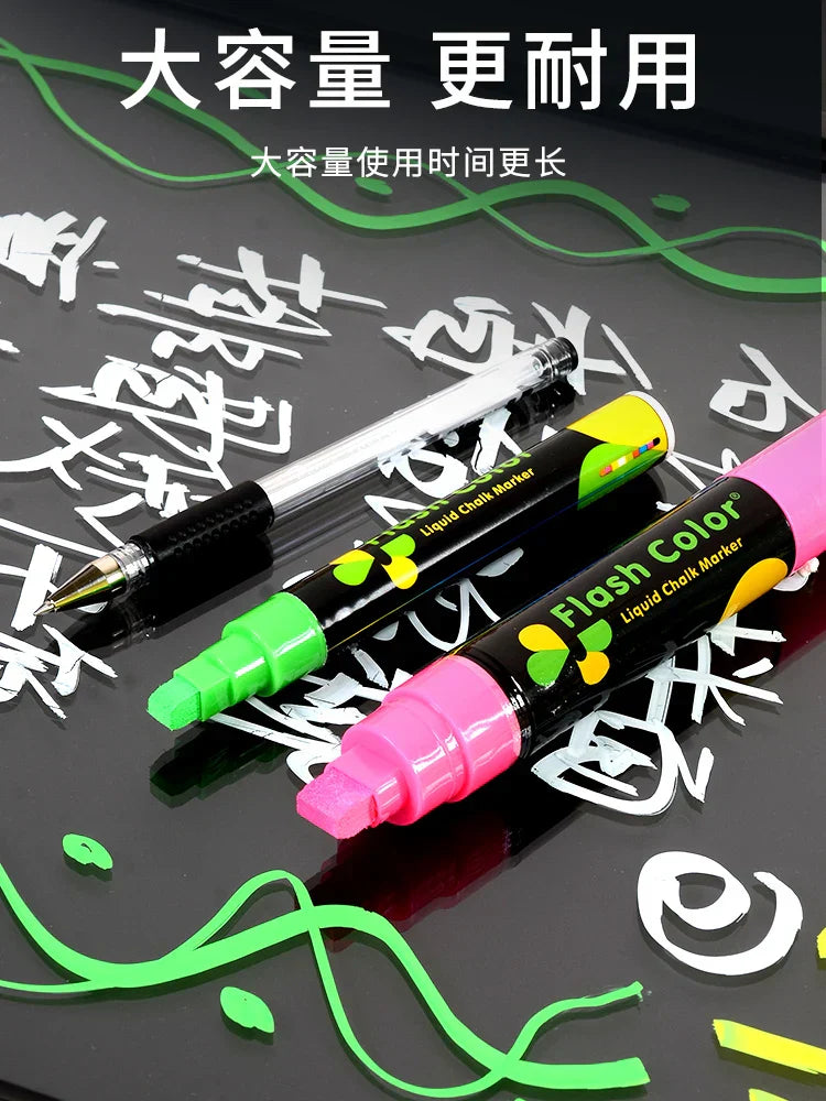 Erasable Chalk Pen Fluorescent Plate LED Electronic Light