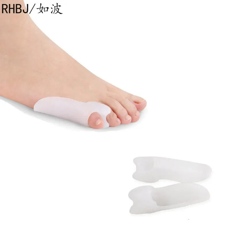 2Pcs Silicone Gel Thumb Corrector Bunion Foot Toe