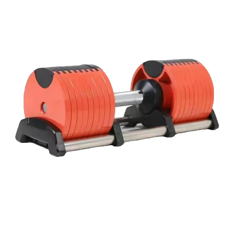 Adjustable Iron Steel Dumbbell, Weight Disc, 1 Second