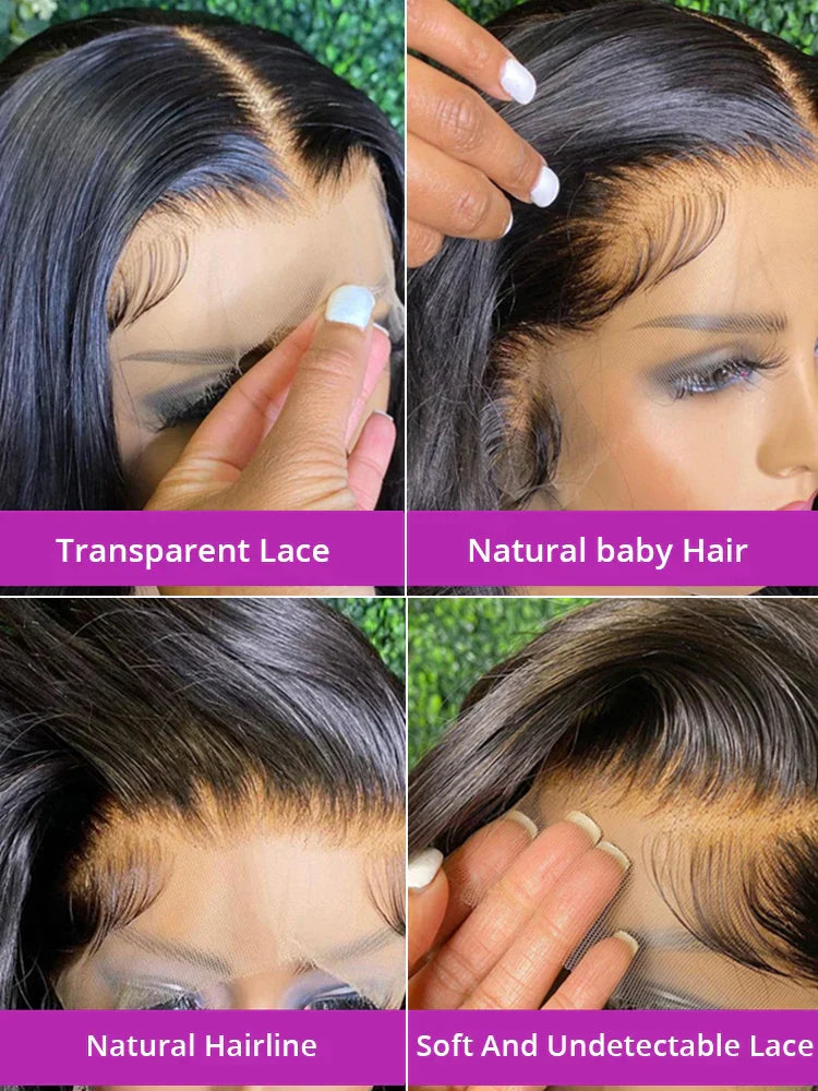 40 42 44 46 50Inch Transparent 13x4 13x6