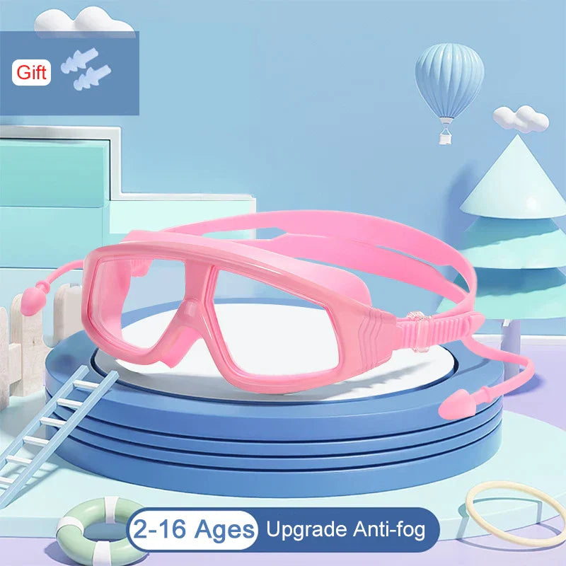 Kids Boys Girls Childrens Teens Anti-Fog HD Swimming