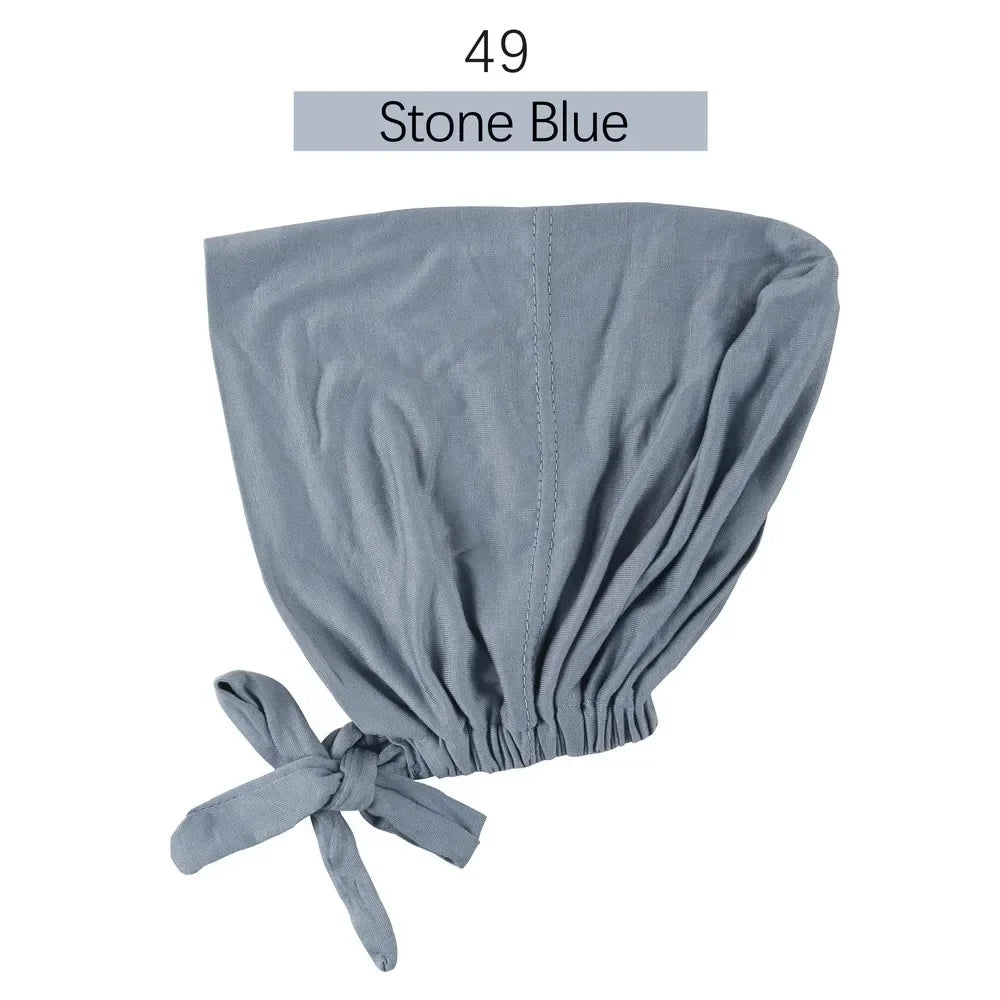 Inner Tie Back Hijab Cap Modal Turban Hat