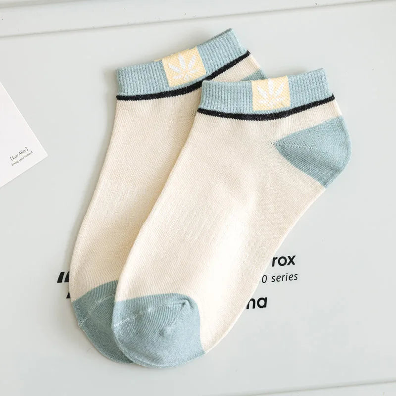 10Pairs Men's Spring Summer Sports Thin Socks Breathable
