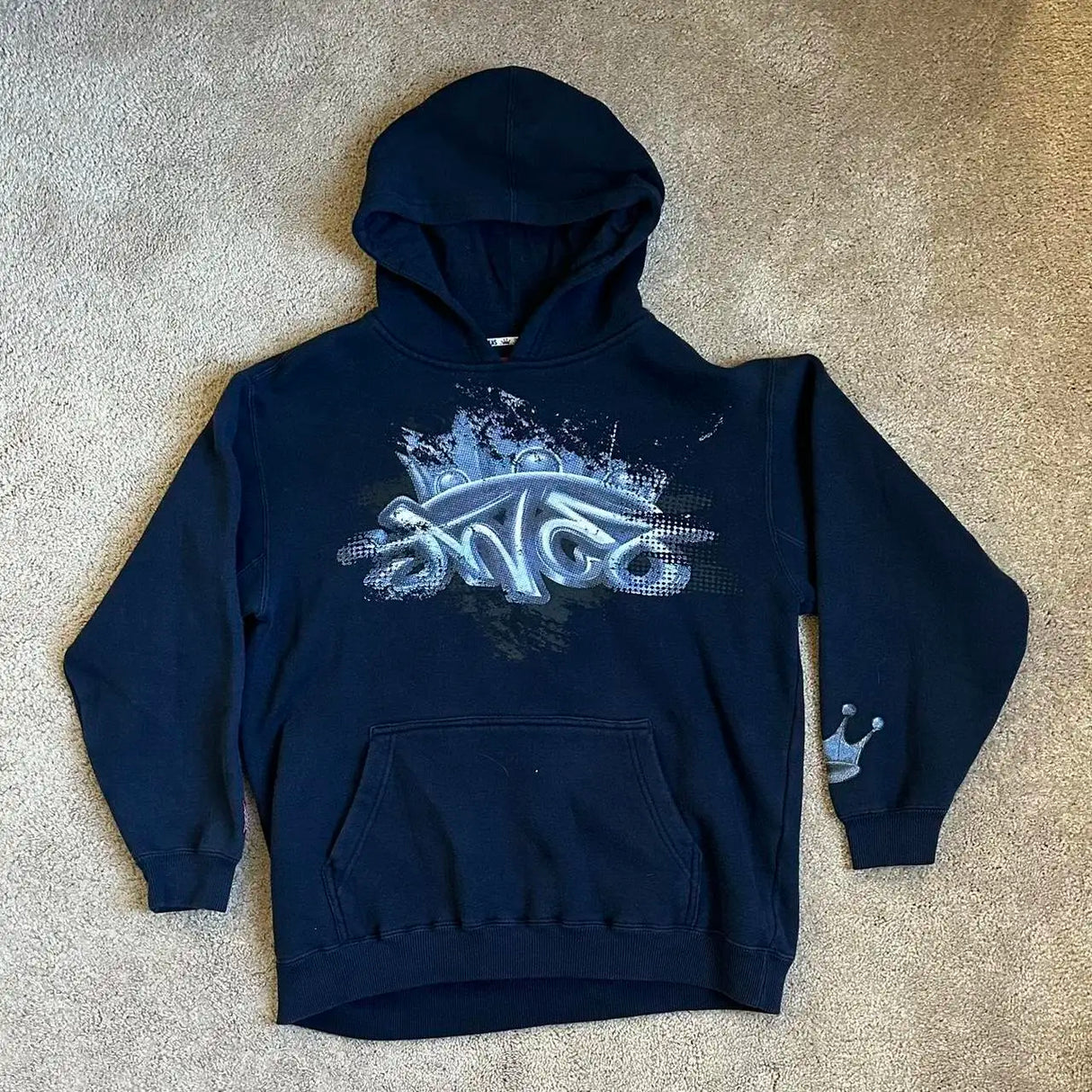 JNCO Hoodie Y2K Pullover Sweatshirt Harajuku Hip Hop